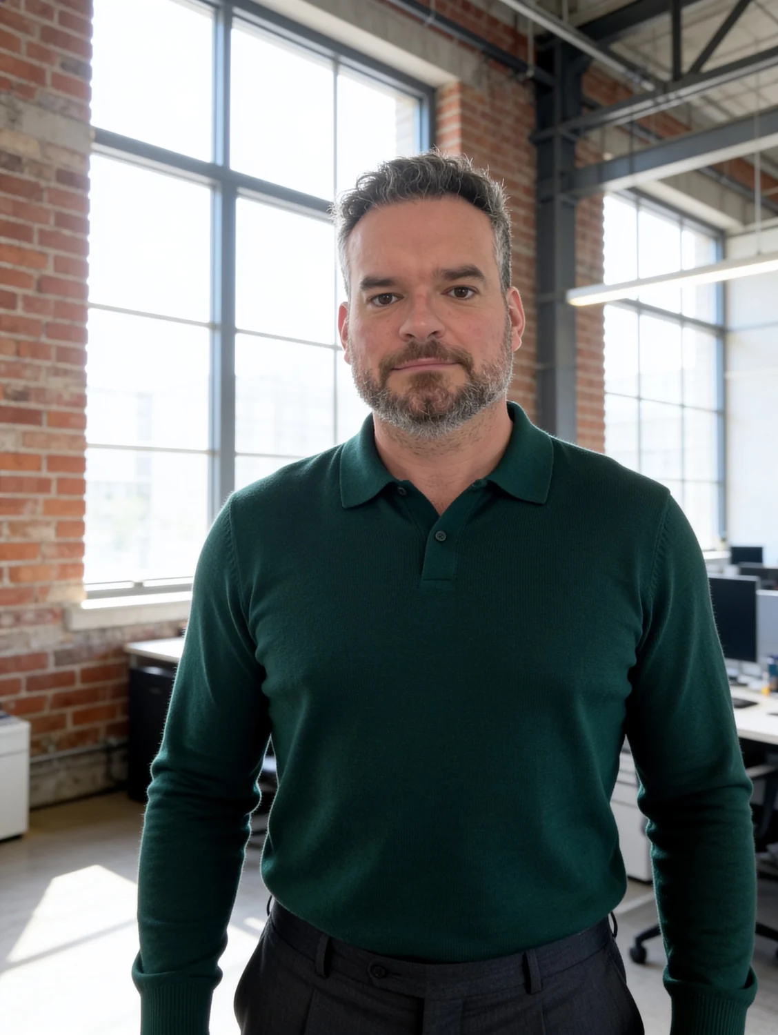 Micheal Sheehy in a modern office